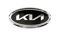 Kia Modern Then Logo в серебре